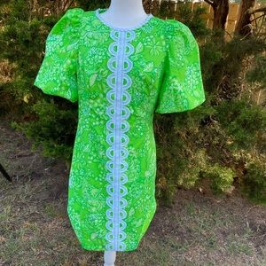 Lilly Pulitzer - Alyce Elbow Sleeve Cotton Shift Dress